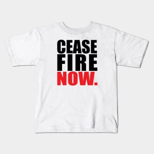 Ceasefire Now Kids T-Shirt